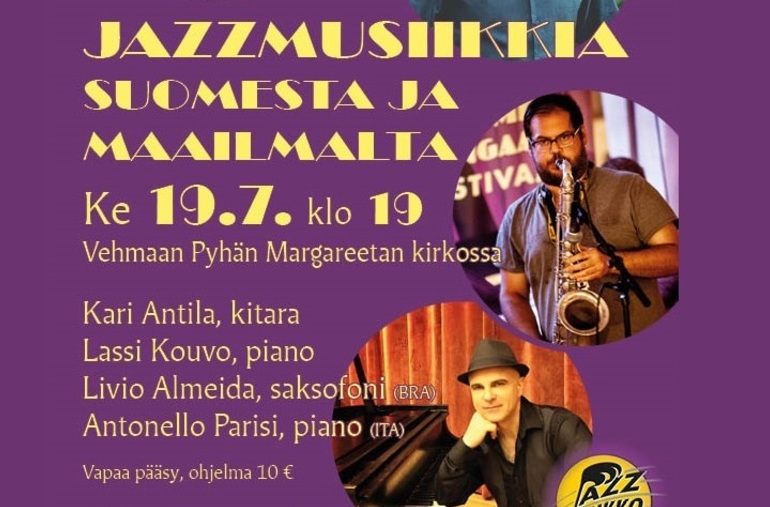Kesäkonsertti: Jazzmusiikkia Suomesta ja maailmalta